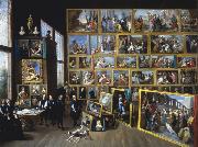    David Teniers Archduke Leopold William in his Gallery in Brussels-p Norge oil painting reproduction